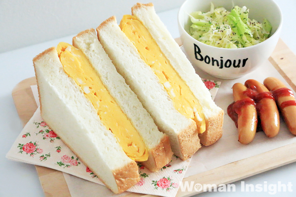 パンの日,メロンパントースト,卵焼きサンドイッチ,レシピ,食パン