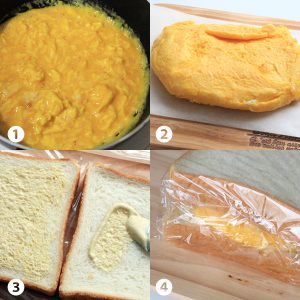 パンの日,メロンパントースト,卵焼きサンドイッチ,レシピ,食パン