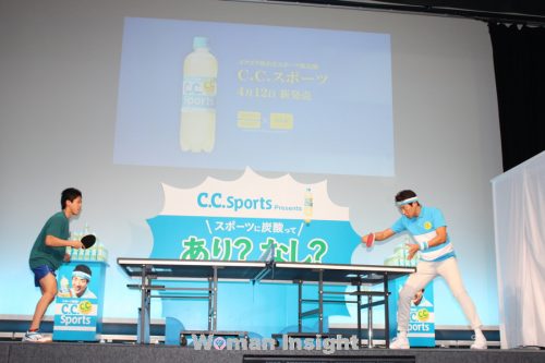 松岡修造,C.C.スポーツ,サントリー,炭酸飲料,新発売