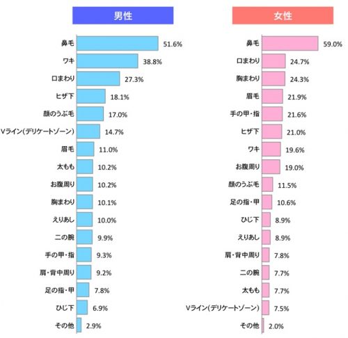 脱毛、ムダ毛、スキンケア