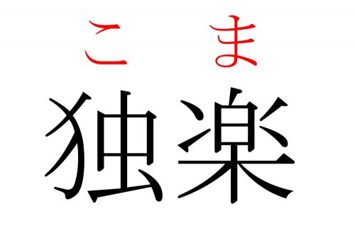独楽,こま,漢字,読み方,クイズ