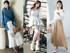 年中使える花柄ミニスカート♪デートや女子会にも最適！