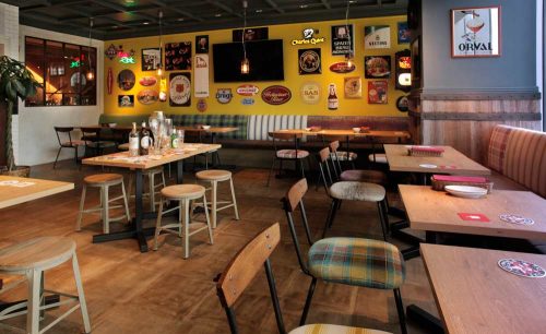 クラフトビールタップ シノワ マロニエゲート銀座1店、店内、アメリカン
