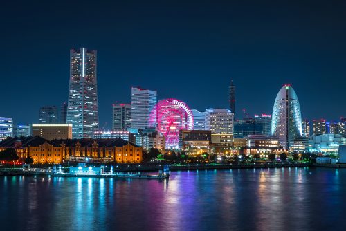みなとみらいの夜景