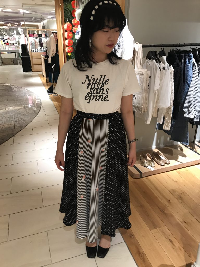 epine ribbon slit skirt pants リボンスカートパンツ - パンツ