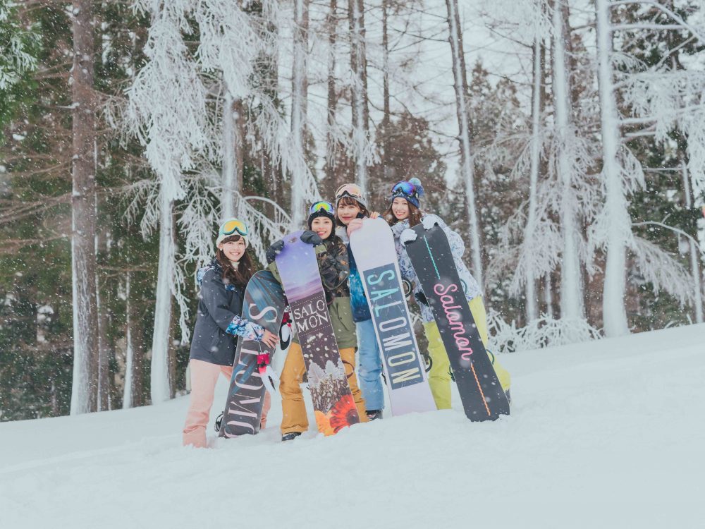 スノーボード、active snow girl、snow girl、榎彩聖、aby、楫真梨子、阿部広奈、雪