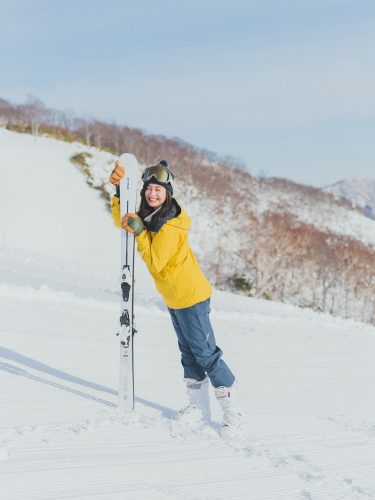 スキー、米山珠央