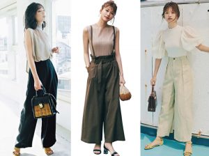 着痩せや体型カバーも ワイドパンツの夏コーデ16選 低身長さんの着こなしテクも解説