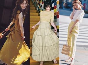 21夏のトレンドカラー 黄色コーデ 25選 たまご色やマスタードなど旬のイエローを特集