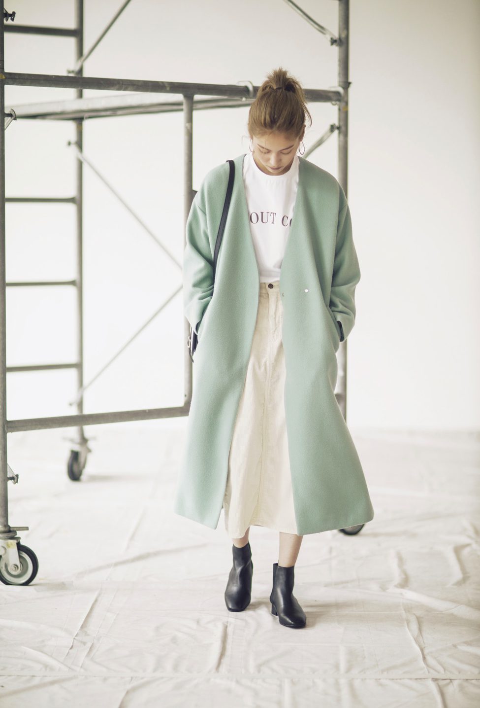 イエナ　コート　ペパーミントグリーンファッション