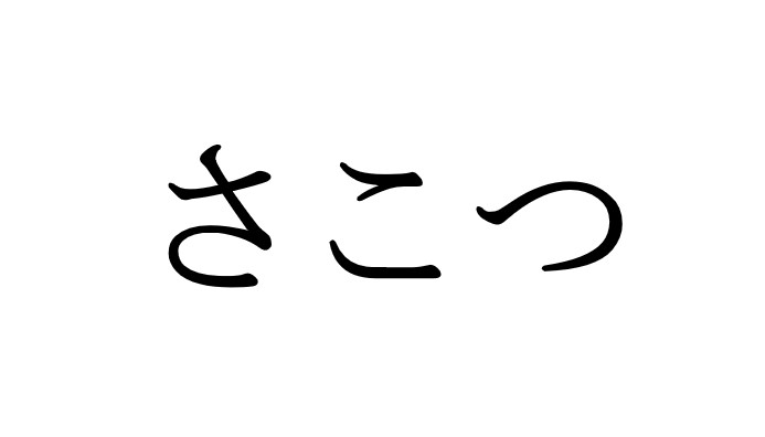 さこつ 正しく漢字で書ける