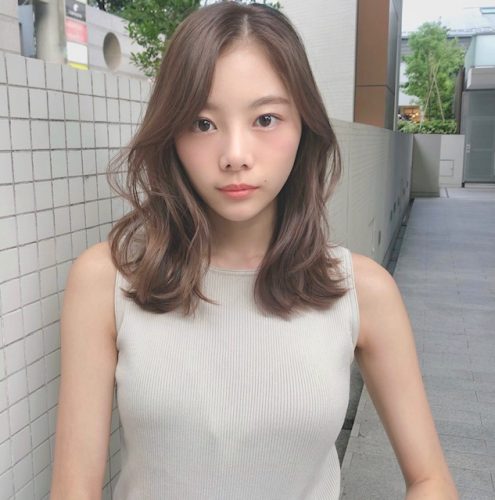 ■韓国では大流行♡大人見え「ワンレン前髪」