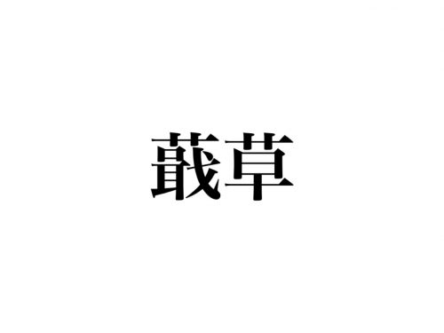 名前 漢字 の 植物 綺麗な意味を持つ『一文字の漢字』一覧【170種類】｜美しい日本の言葉