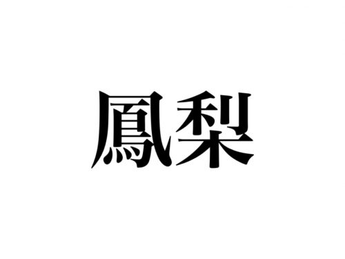パイナップル 漢字