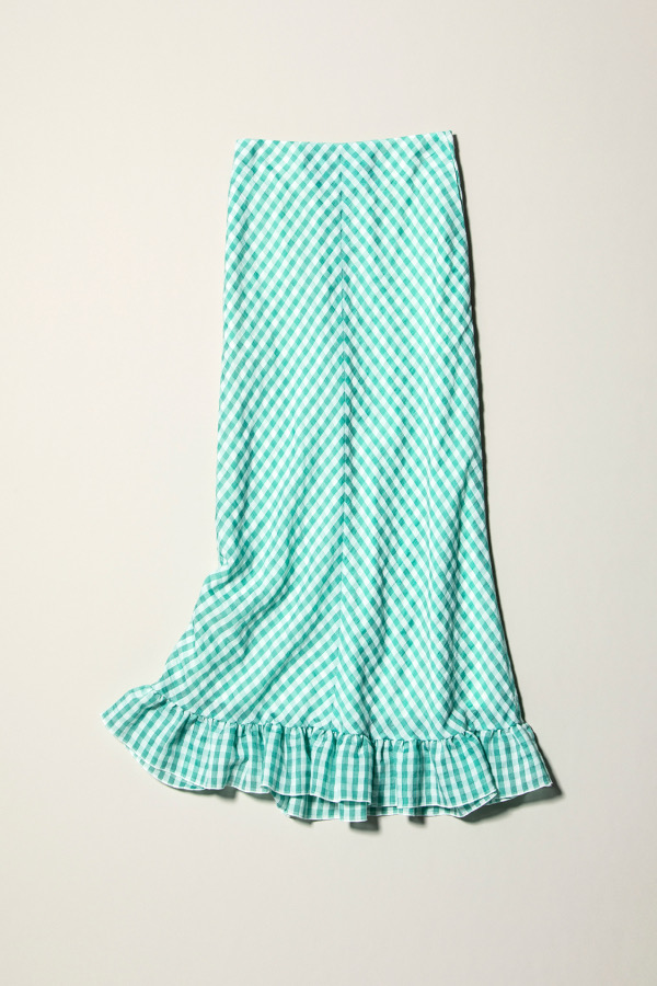 グリーンスカート のトレンドコーデ13選 ピスタチオやミントグリーンなど 21夏ファッション