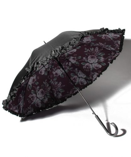 オリジナルローズ柄晴雨兼用傘