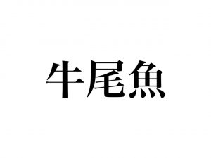 お魚漢字クイズ 高級魚 牛尾魚 って読める うしおざかな ではもちろんありません Cancam Jp キャンキャン