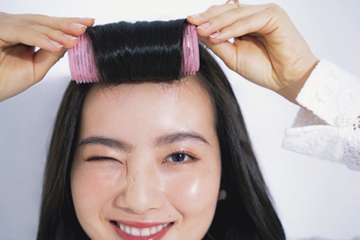 韓国風・センター分け前髪の作り方