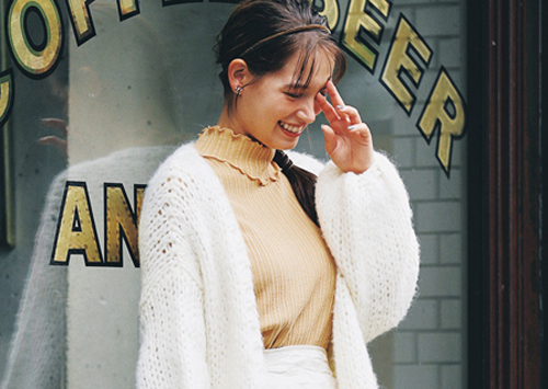 トレンドのリブアイテムでよく見る メロー って何のこと 意外と知らないファッション用語 Cancam Jp キャンキャン