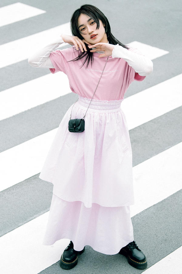 ピンク♡ロングスカート