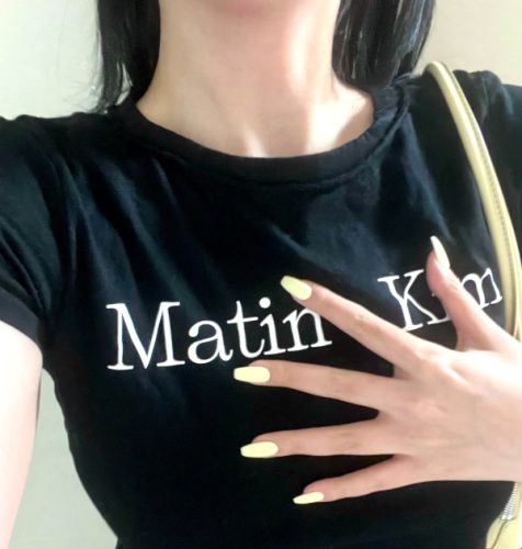 韓国女子がこぞって着てる♡「MatinKim」のTシャツ、知ってる