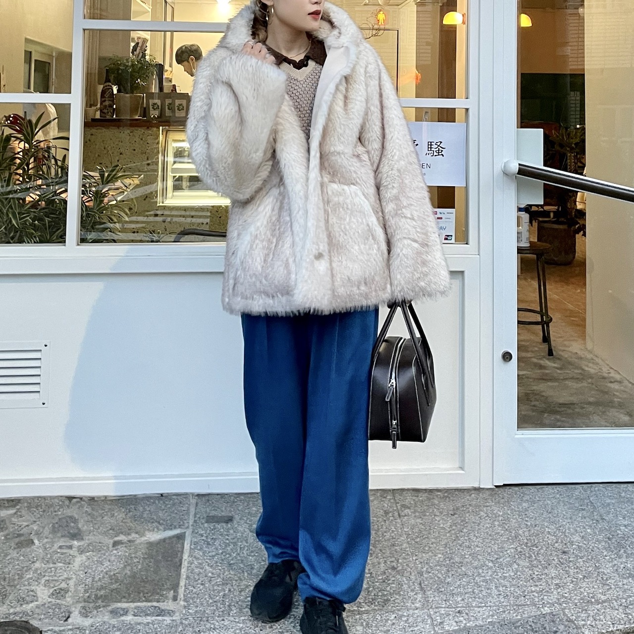 THINKFUR【23TH-21】Fox Like Fur Jacket - luknova.com