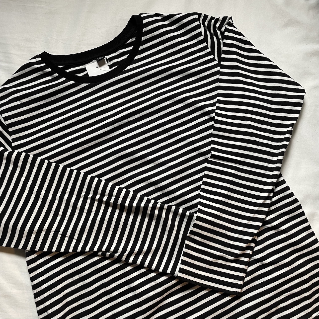 JW Anderson ボーダー ロングTシャツ-