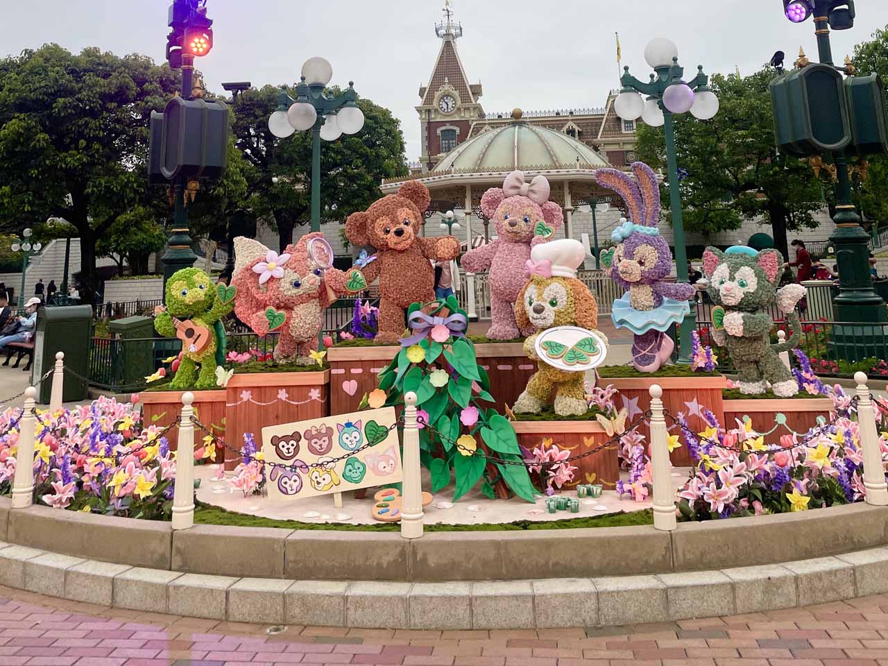 香港ディズニー ダッフィー花束 - キャラクターグッズ