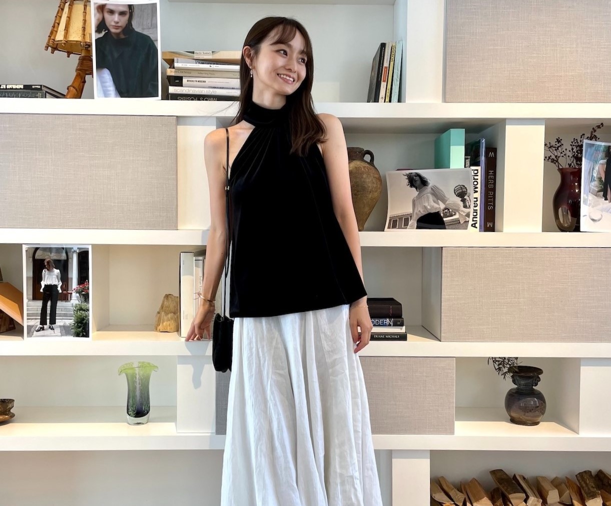 MARNO Lucie dress black 丸林広奈-