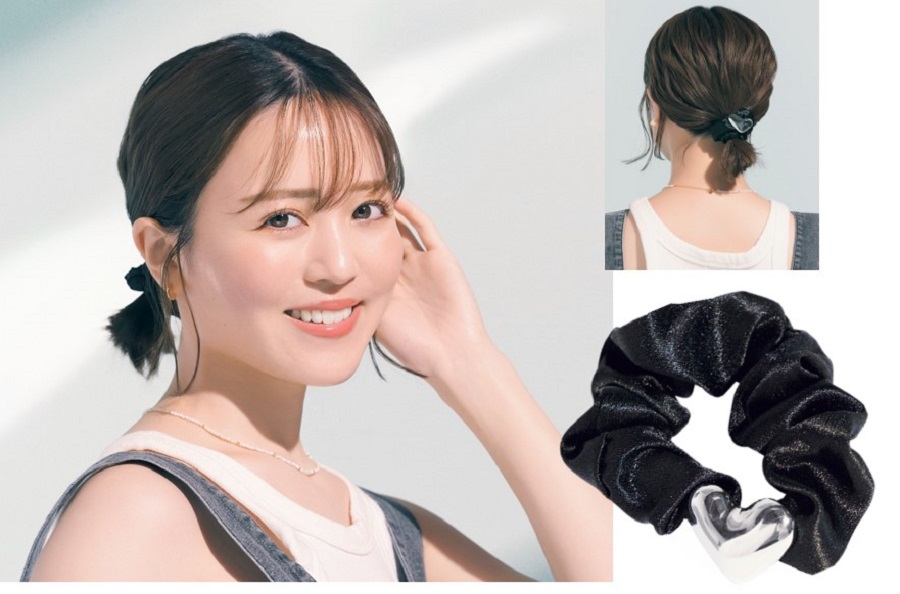 ボブヘアの「ひとつ結び」は”ひとクセシュシュ”で見違える！【2024夏・最新ヘアアレンジ】 - CanCam.jp（キャンキャン）