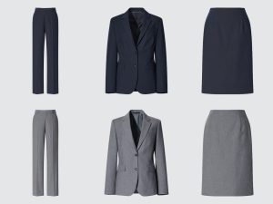 ユニクロ試着】知ってる？上下￥10,980～。袖丈や着丈が調整