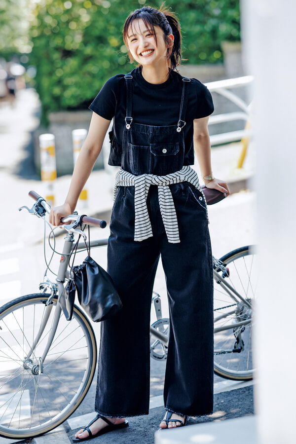 コーデがピリッと引き締まる 黒T着回し10STYLE『STYLE10』