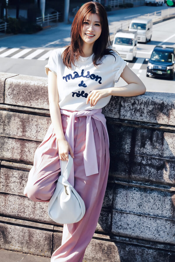 夏に着ると爽やかさが倍増！白T着回し10STYLE『STYLE4』