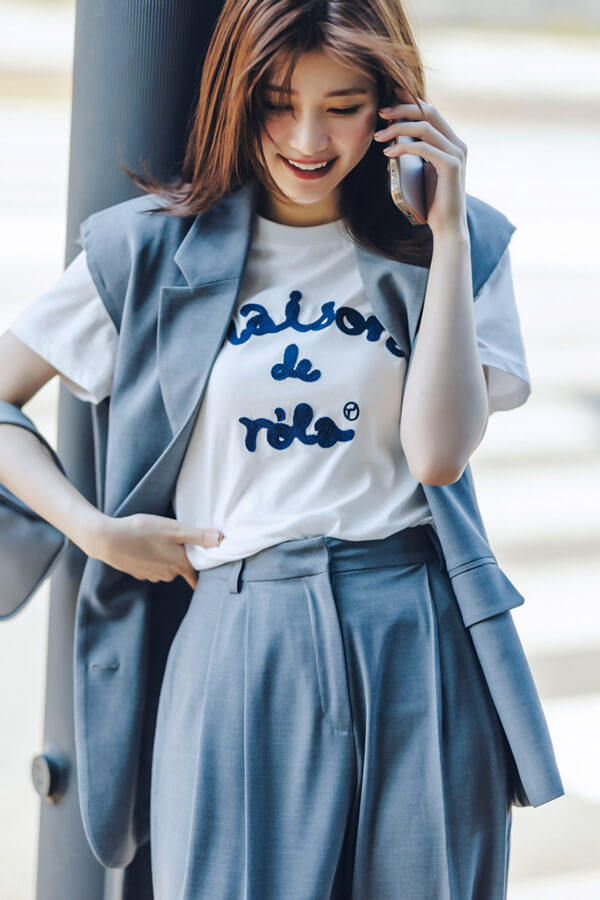 夏に着ると爽やかさが倍増！白T着回し10STYLE『STYLE8』