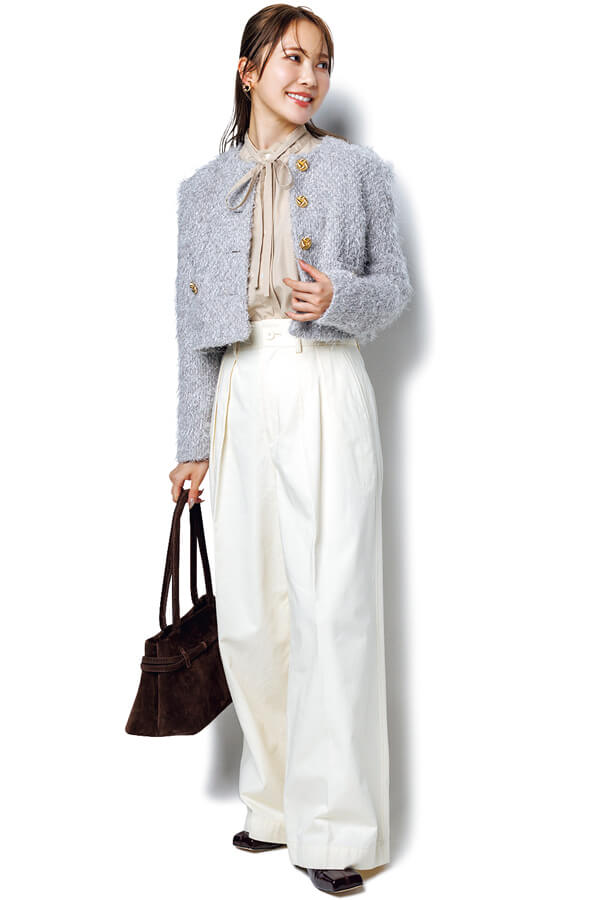 今日の気分は誰!? 韓ドラヒロインになりきり！ ボウタイブラウスCoordinate Variation『お仕事DAYも気分が上がる！ 韓ドラヒロイン風のボウタイブラウスコーデで、いつものオフィカジを浮かれモードで楽しみたい♡ 真似したくなるコーデバリエをご紹介します。』