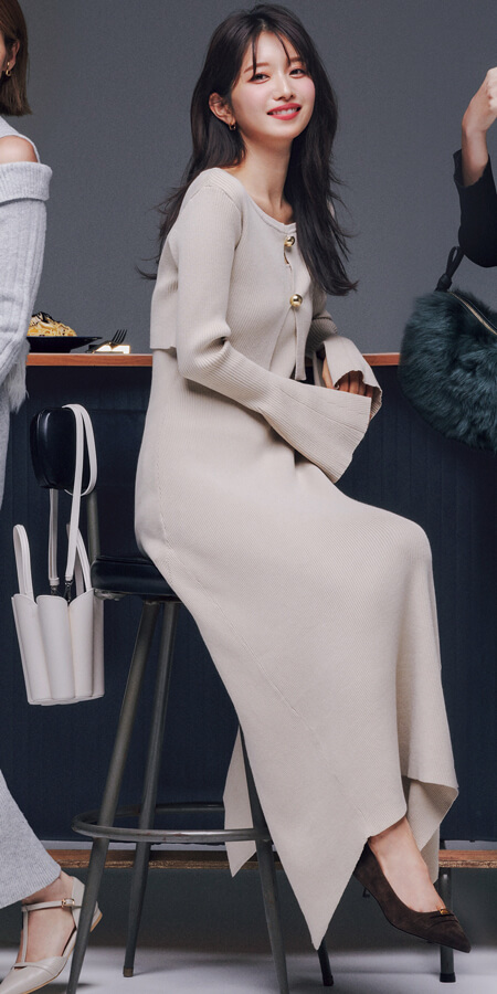 ワンピなのにコーデ感があって洒落見え♪『着映え度満点レイヤードワンピ』