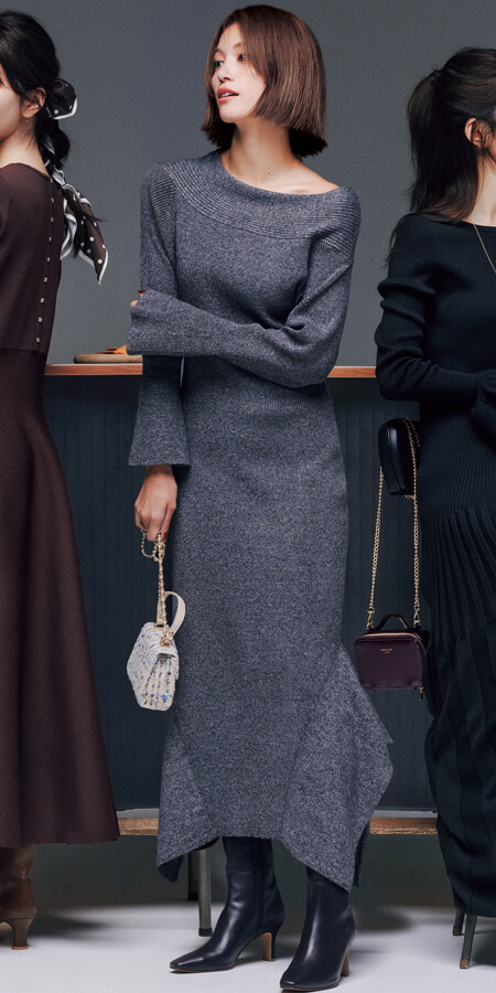 背後からでもホレちゃう！？『360°美人見え立体フォルムワンピ』