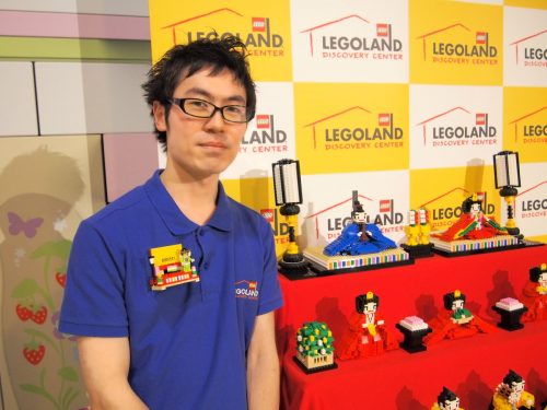 制作期間1か月！「レゴひな祭り」今年は四段のひな人形に