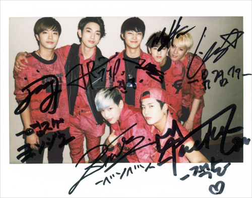 GOT7 サイン入りポラ GOT7 チェキ サイン入り ネオポルテ ホワイトデー チェキ サイン