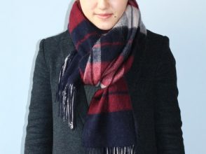 マフラー,ストール,巻き方,防寒,簡単,おしゃれ