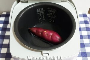 焼き芋,炊飯器