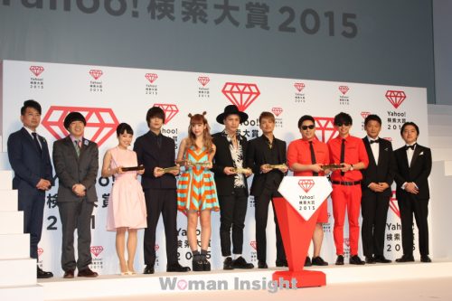 Yahoo検索大賞,三代目,jsb,窪田正孝,藤田ニコル,金田朋子,今市隆二，登坂広臣