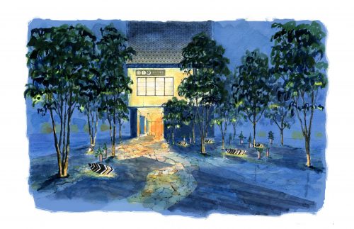 1.メインで使用していただきたい画像（イラスト）→星のや東京