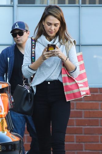 Jessica Alba has a Halloween Party at her office