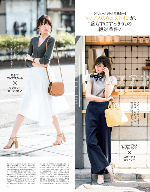 ボリューム服,ワイドパンツ,スカーチョ,着やせ,着こなし,コーディネート