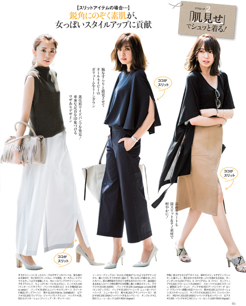 ボリューム服,ワイドパンツ,スカーチョ,着やせ,着こなし,コーディネート