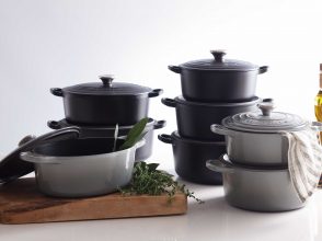 ル・クルーゼ,新作,ミストグレー,燻製,料理,男子