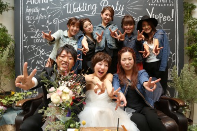 結婚式、演出、カジュアル、ウェディング