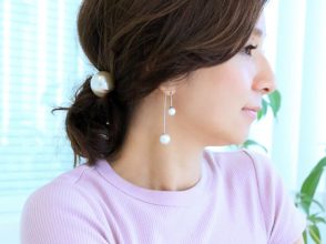 ヘアアレンジ,大人,まとめ髪,夏,ロング,簡単,こなれ,おしゃれ,ヘアアクセ
