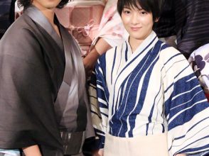 浴衣,全員、片想い,舞台挨拶,CROSS GENE, TAKUYA, 中川大志, 伊藤沙莉, 加藤雅也, 広瀬アリス, 志尊淳, 新川優愛, 映画, 桜田通, 森絵梨佳, 横浜流星, 橋本マナミ, 知英